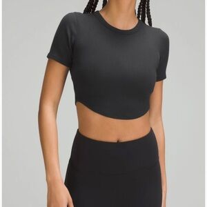 Black Women's Crop Top